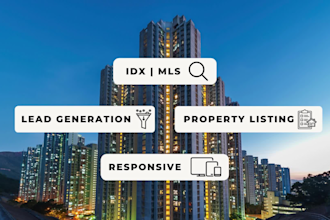 build a realtor wordpress website, property listing, idx mls real estate website
