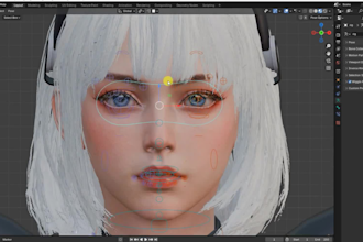 do professional 3d characters rigging in blender