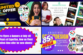 design custom flyers and banners for your business marketing