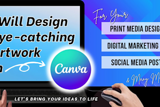 design artwork in canva