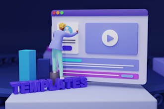 create an 3d animated explainer video or sales video