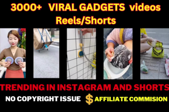 provide 10,000 yt shorts video on chinese gadgets for home