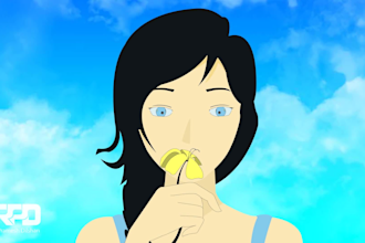 create a 2d animation video for your script
