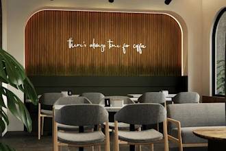 create realistic render for interior exterior house, cafe, office and etc