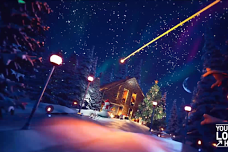 make this stunning christmas video with your logo