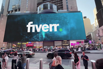 promote your logo in this amazing intro starting with the times square billboard