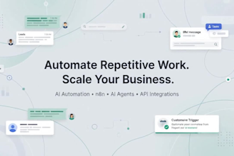 build n8n automation, n8n workflow for real estate, hvac, coaching, med spa
