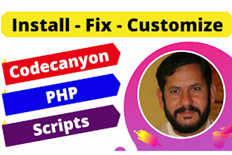 install, fix, and customize laravel, codecanyon PHP scripts