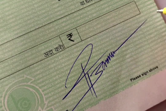 design artistic signature or autograph