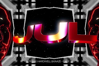 design visuals for dj stage, logo animation, loops