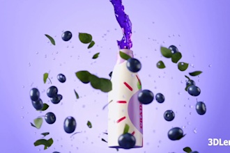 create 3d product animation and promo video in blender