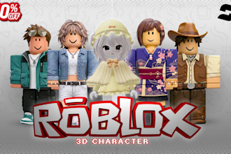 create 3d roblox ugc, custom model, accessory, property for roblox game
