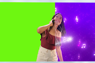 do advanced greenscreen keying and rotoscoping