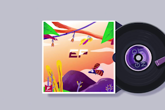 create or animate your album cover art for a spotify canvas