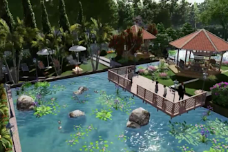 design and render your landscape designs