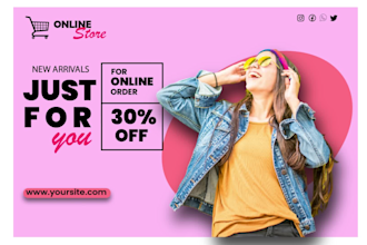 design unique web banner, ads banner, cover