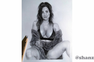 draw extreme realistic pencil portraits