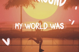 create animated and live action lyric video for your song