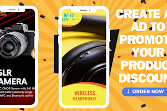 make a black friday sale promo short video ads