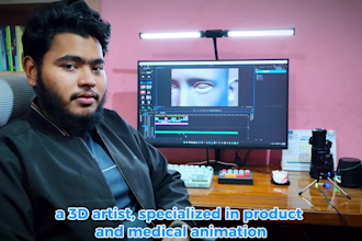 create realistic 3d medical product and healthcare animation