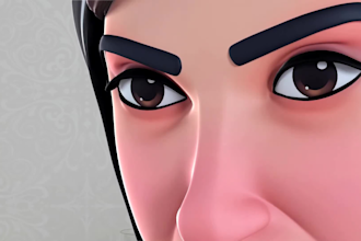 do 3d character animation 3d animation video motion graphic 3d arabic animation