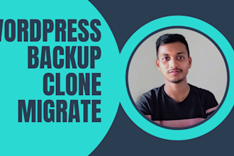 backup, transfer, migrate wordpress website to new web host