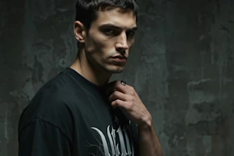 create a cinematic clothing video ad for your fashion brand