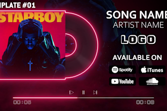 make amazing music visualizer react for your song