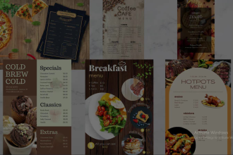 do eye catchy restaurant, food menu design in 48 hours