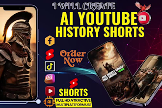 create ai youtube history shorts and ai shorts ai reels ai history short