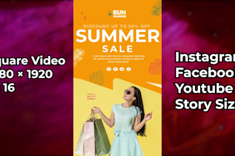 do animated story and post for instagram