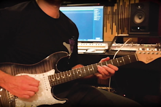 record pop funk rhythm guitar tracks