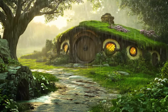 make relaxing meditation, rain, and cozy ambience videos using midjourney ai