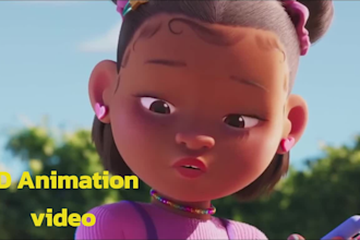 do 4k 3d disney animate, 3d pixar character, 3d animation video, disney movie