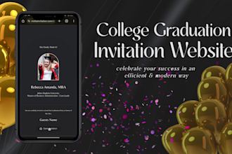 create college graduation announcement website