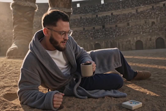 create a realistic ai video ad with consistent characters