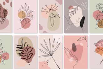 design trendy printable boho wall art for etsy or home