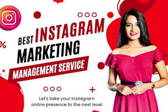 be social media manager for instagram page organic growth