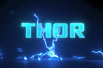 create text or logo animation in lightning