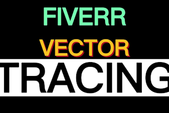 do vectorize, redraw and clean up mascot logo in 2 hours