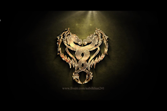 make logo animation for elegant, gold, silver designs