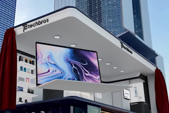 anamorphic animation 3d billboard animation led screen display gadget animation