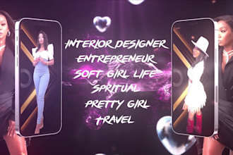create a custom youtube fashion intro, outro, and banner