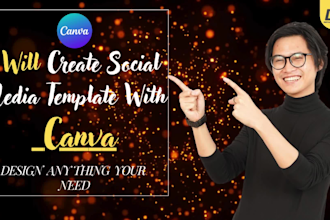 create social media templates with canva
