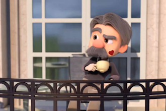 create cinematic 3d cartoon animation, 3d short film, 3d disney pixar style