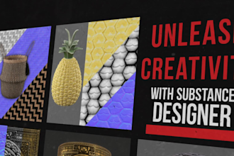 create pbr material and tileable texture in substance designer