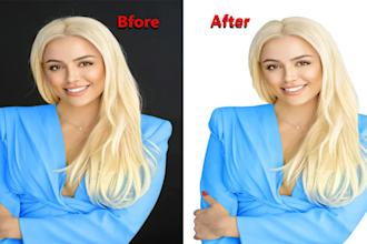 cut out any images, remove background, fast delivery