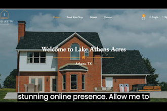 create short term rental, vacation rental website