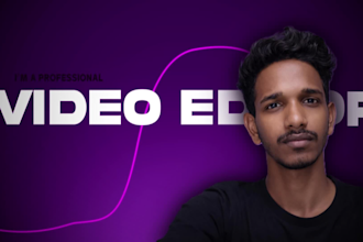 clean video editing and motion graphics