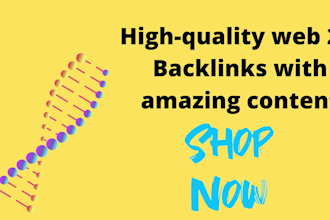 build web 2 0 backlinks for you